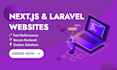 do website development in nextjs and laravel
