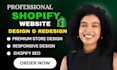 shopify ecommerce website development shopify website design shopify redesign