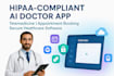 develop hipaa compliant medical ai doctor apps with appointment booking system