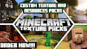 create custom minecraft resource packs and texture packs