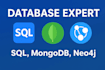 build, create, and manage sql, mongodb, and neo4j databases