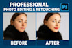 professional photo editing, retouching