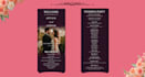 design wedding programs invitation card anniversary