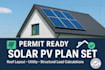 create permit ready solar pv plan set with roof layout, utility, and structural