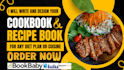 create a custom cookbook and recipe book for any diet and cuisine, canva ebook
