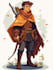 draw a 2d game character illustration