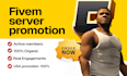 grow your fivem server, professional fivem server promotion