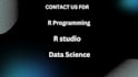 do data analysis, visualization, code, script and r programming