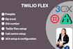 create,maximaze twilio flex 3cx setup for either inbound or outbound calling