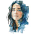 design portrait, cartoon, vector or watercolor style