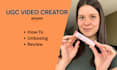create ugc videos for amazon products