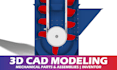 create 3d cad models for mechanical parts and assemblies in inventor