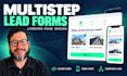 build a multistep form landing page for lead generation