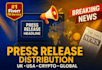 press release writing, PR press release distribution, publish press dostribution