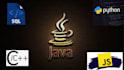 do programming in python, java, c plus plus, sql and javascript
