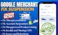 fix google merchants center disapproved product listing and get approved