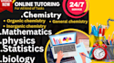 be your math, physics, chemistry and biology tutor