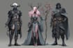 design a fantasy, dark fantasy character concept