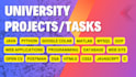 do university projects tasks programming web developing