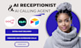 build ai receptionist vapi ai retail ai and n8n developer calling solutions