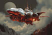 draw a sci fi spaceship art