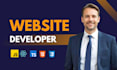 build custom website development as frontend developer full stack web developer