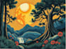create awesome linocut illustration art