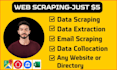 do data mining, web scraping, data extraction, data entry and data collection