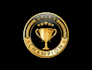 create graceful and fantastic trophy logo design