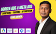 setup and manage google ads, meta ads with ga4 GTM