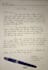 handwrite notes and letters