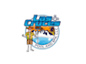 create professional and specially pool cleaning logo design