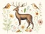 draw animal and botanical illustrations