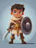 draw 2d game character illustration