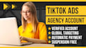 create tiktok agency ads account, tiktok ads manager