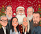 draw christmas cartoon caricature