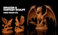 sculpt 3d character modeling for toys, dnd miniatures for 3d print and rendering