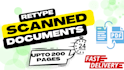 fast typing services, retype scanned documents, format ms word