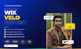 design and customize a professional wix website using velo