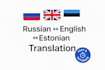 do russian english estonian translation