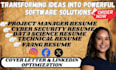 write software engineering , IT and tech, resume writing ats resume