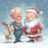 draw christmas cartoon caricature