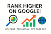 do on page and off page technical seo and page speed