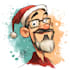 draw unique christmas cartoon caricature