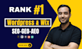 optimize onpage technical SEO,GEO service for wordpress, wix, squarespace site