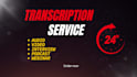 do audio and video transcription