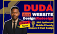design or redesign duda website, ecommerce duda website and seo