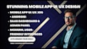 build stunning user friendly mobile app UI UX design, saas admin panel dashboard