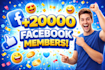 drive 5000 real people to join your facebook group members