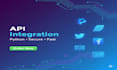 integrate and develop apis using python, fastapi, and django